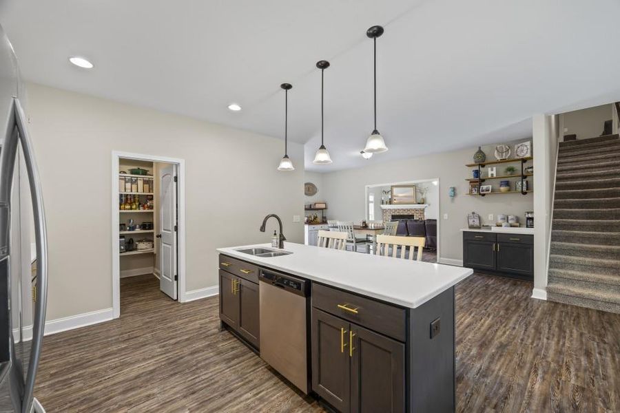 Furnished interior view inside a new home in , Dawsonville (Image 48). Furnished interior view inside a new home in , Dawsonville (Image 48).