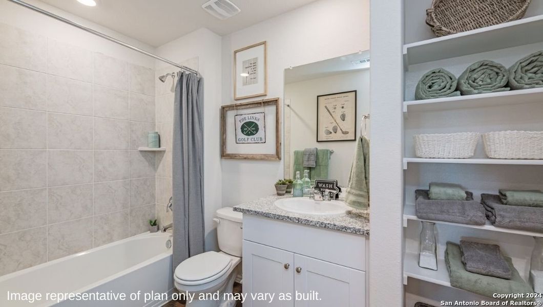 Furnished interior view inside a new home in Riverstone at Westpointe, San Antonio (Image 8).