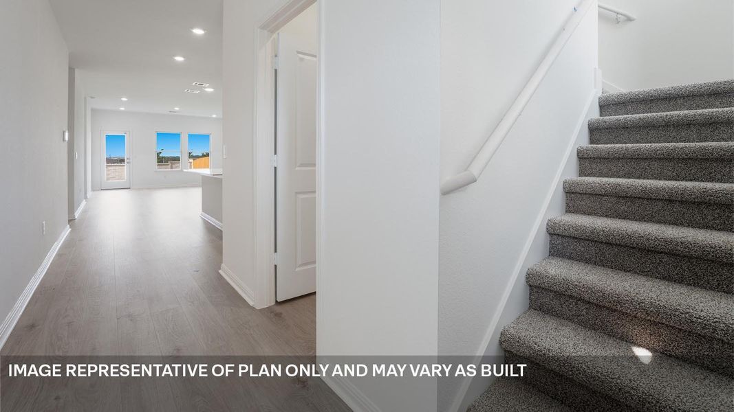 Spacious, unfurnished interior of a new home in Prairie Lakes, Buda (Image 10).