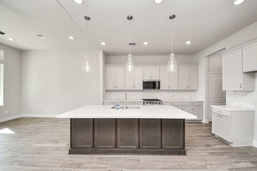 Furnished interior view inside a new home in Elyson, Katy (Image 7).