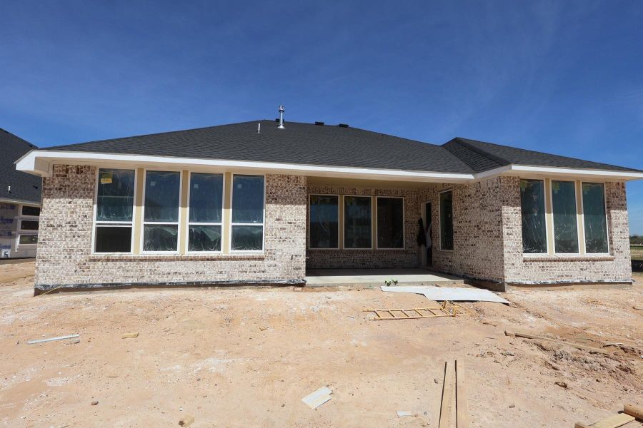 In-progress construction of a new home in Dunham Pointe, Cypress, TX (Image 20).