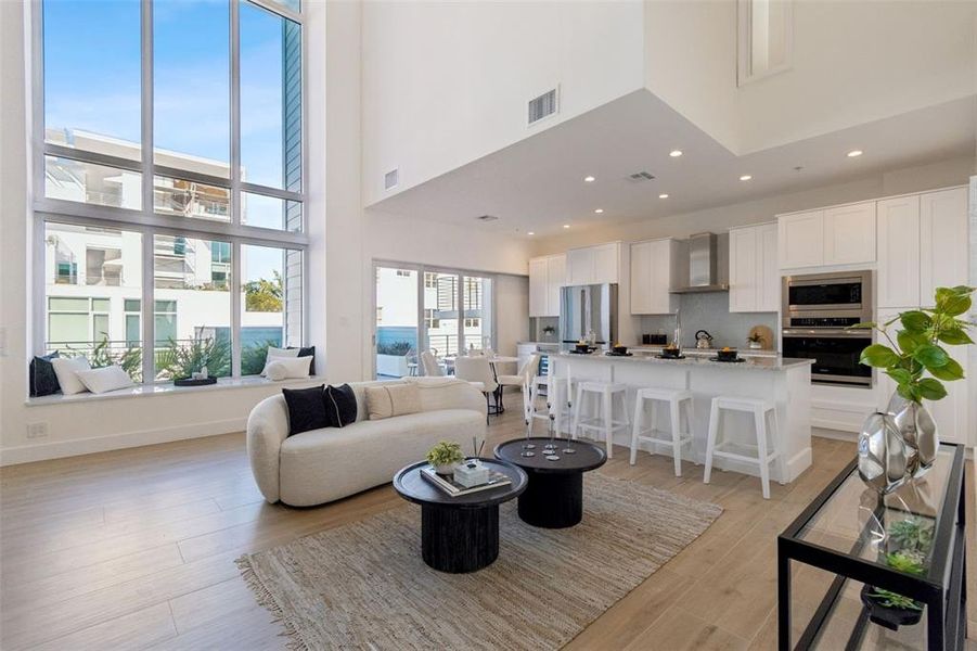 Furnished interior view inside a new home in , Sarasota (Image 16).