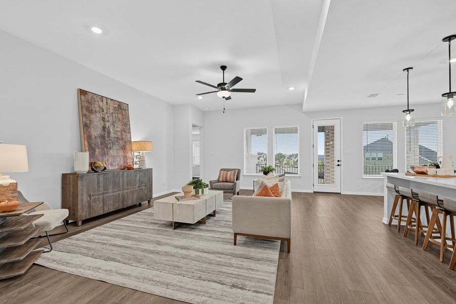 Furnished interior view inside a new home in Parkside on the River, Georgetown (Image 6). Furnished interior view inside a new home in Parkside on the River, Georgetown (Image 6).