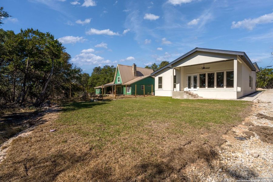 Exterior details and patio area of a home in , Spring Branch (Image 23).