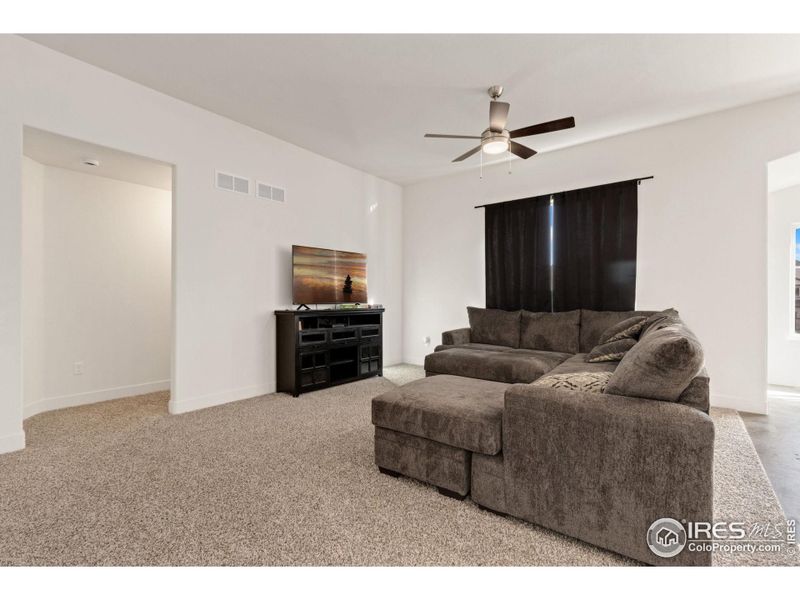 Furnished interior view inside a new home in Union Colony West, Greeley (Image 5). Furnished interior view inside a new home in Union Colony West, Greeley (Image 5).