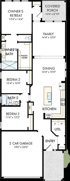 2D floor plan layout of this home in South Brook, Leander, TX (Image 2). 2D floor plan layout of this home in South Brook, Leander, TX (Image 2).