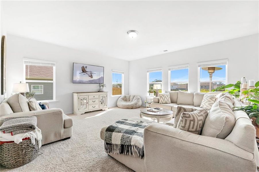 Furnished interior view inside a new home in , Adairsville (Image 11).