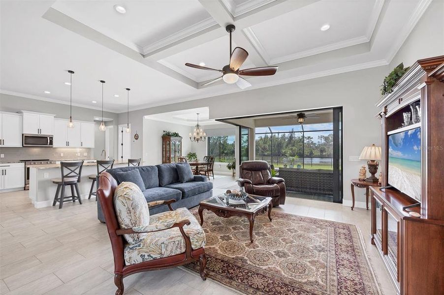 Furnished interior view inside a new home in , Port Charlotte (Image 9).