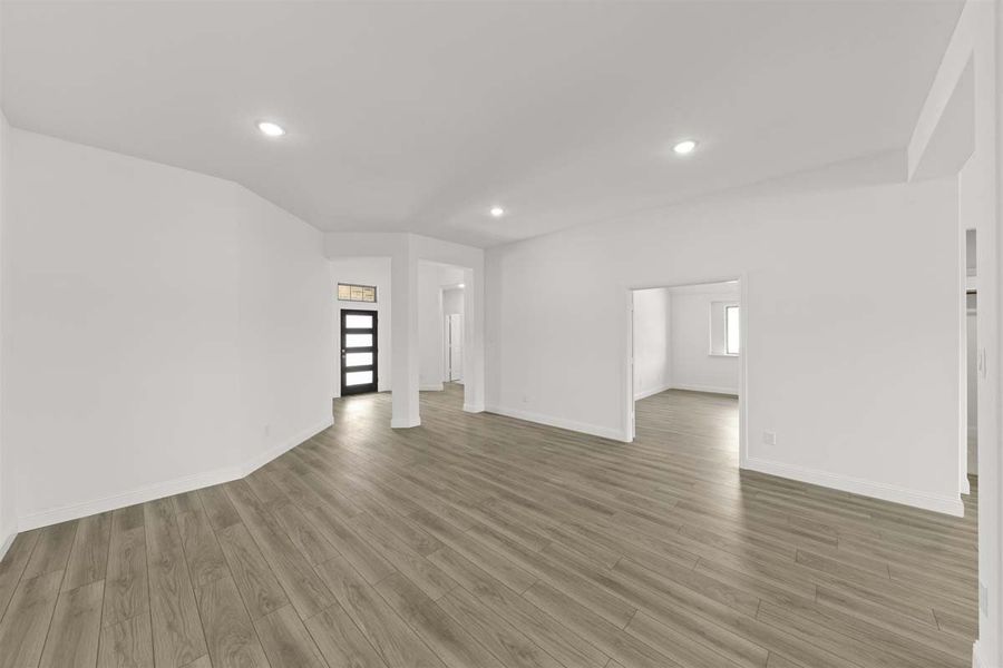 Representative unfurnished interior of a home built from the Fairview I by Pacesetter Homes in Meadow Run, Melissa (Image 23). Representative unfurnished interior of a home built from the Fairview I by Pacesetter Homes in Meadow Run, Melissa (Image 23).
