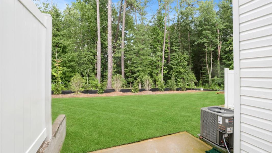 Exterior details and patio area of a home in Hidden Hills, Spartanburg (Image 19).