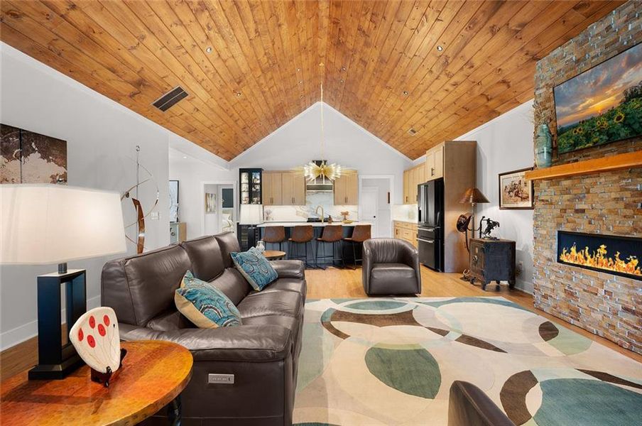 Furnished interior view inside a new home in , Talking Rock (Image 13).