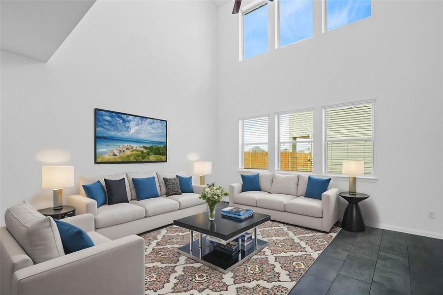 Furnished interior view inside a new home in Crosby Farms, Crosby (Image 6).