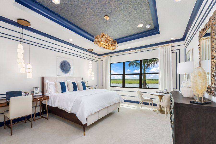 Representative furnished interior of a home built from the Tivoli by GL Homes in Valencia Parc at Riverland, Port St. Lucie (Image 20).