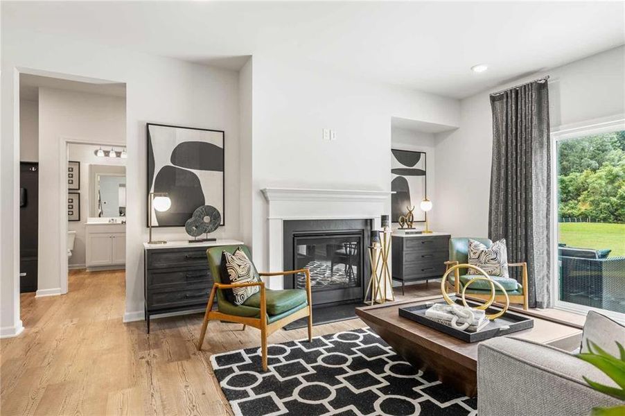 Furnished interior view inside a new home in Oakhurst Manor, McDonough (Image 19). Furnished interior view inside a new home in Oakhurst Manor, McDonough (Image 19).