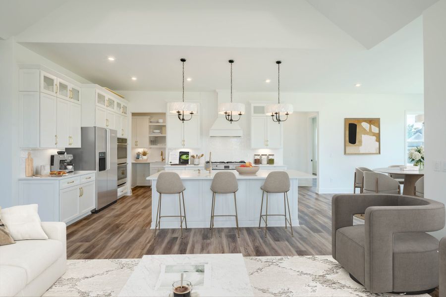 Representative furnished interior of a home built from the Margot by Fischer Homes in Veranda Manor, Canton (Image 8). Representative furnished interior of a home built from the Margot by Fischer Homes in Veranda Manor, Canton (Image 8).
