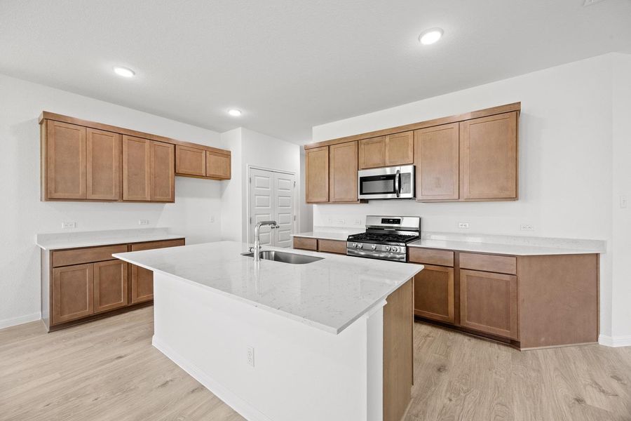Furnished interior view inside a new home in Trinity Ranch, Elgin (Image 40).