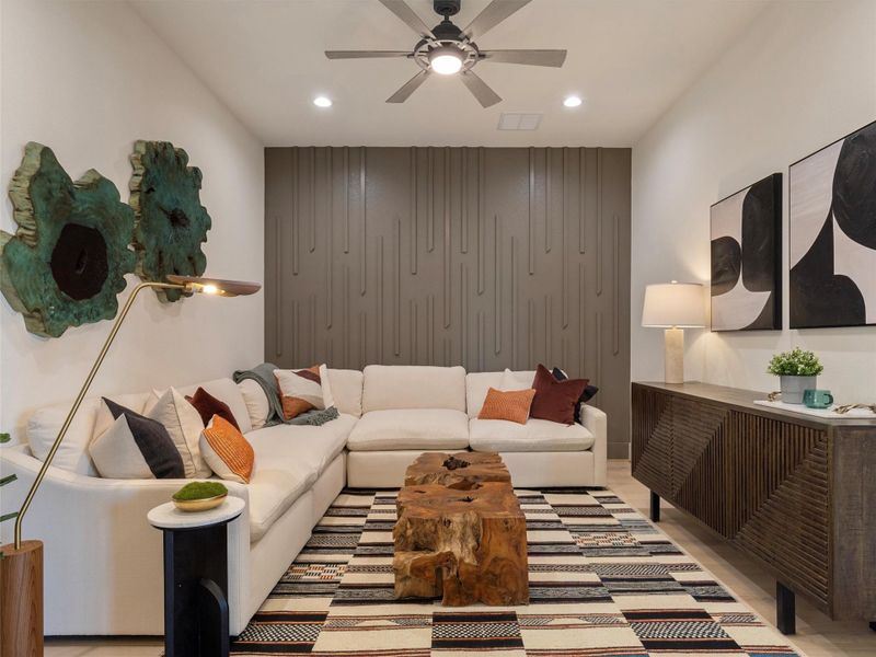 Furnished interior view inside a new home in , Smithville (Image 15). Furnished interior view inside a new home in , Smithville (Image 15).