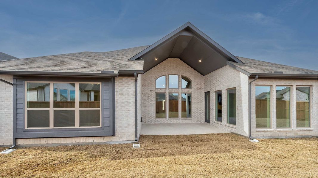 Exterior details and patio area of a home in Sonoma Verde, McLendon-Chisholm (Image 3). Exterior details and patio area of a home in Sonoma Verde, McLendon-Chisholm (Image 3).