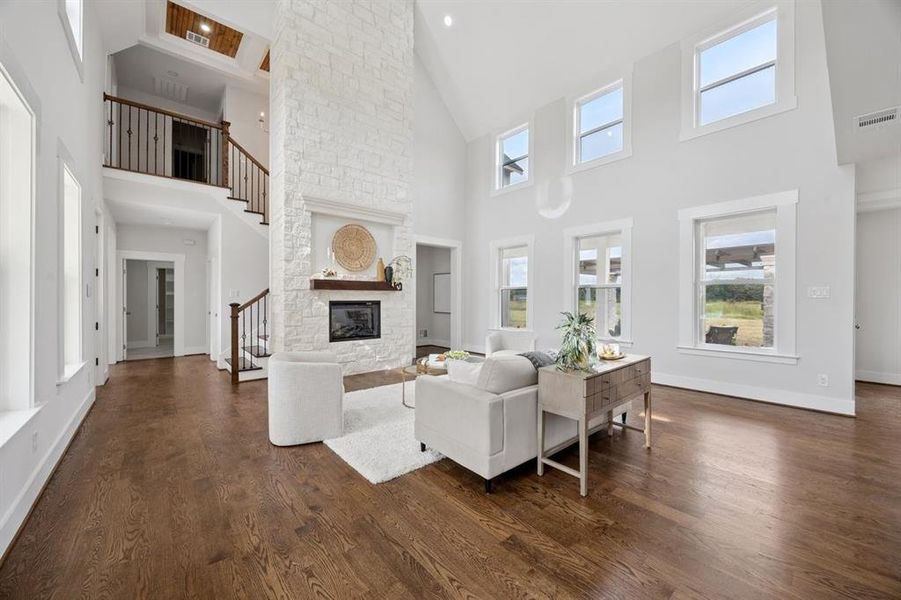 Furnished interior view inside a new home in , Wills Point (Image 5).