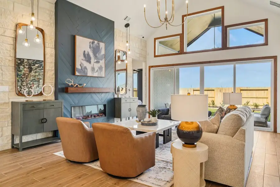 Furnished interior view inside a new home in Wildrye, Waller (Image 7).