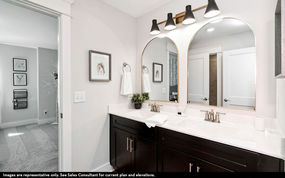 Furnished interior view inside a new home in High Park Hill, Arrington (Image 31).