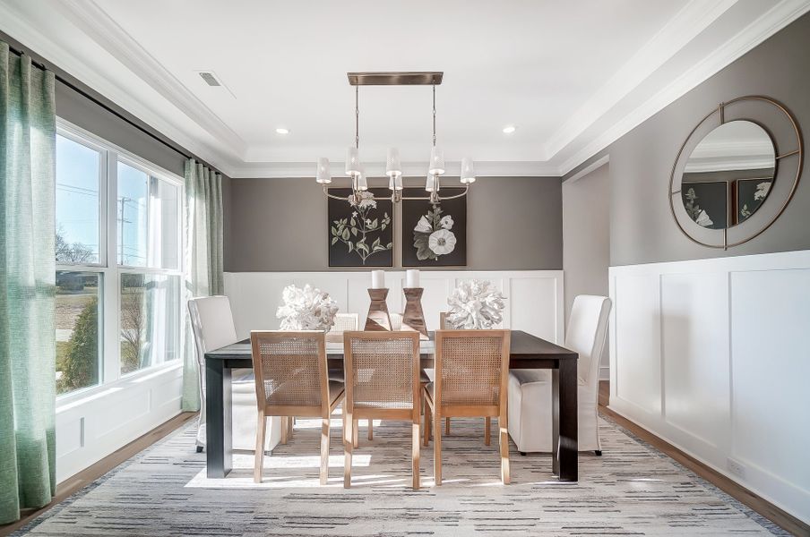 Representative furnished interior of a home built from the Lexington II by Caruso Homes in Rolling Meadows, Mooresville (Image 41).