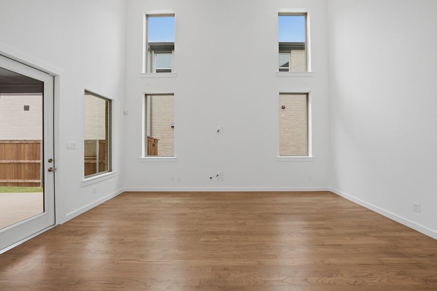 Spacious, unfurnished interior of a new home in Light Farms Brenham - 40' Lots, Celina (Image 20). Spacious, unfurnished interior of a new home in Light Farms Brenham - 40' Lots, Celina (Image 20).
