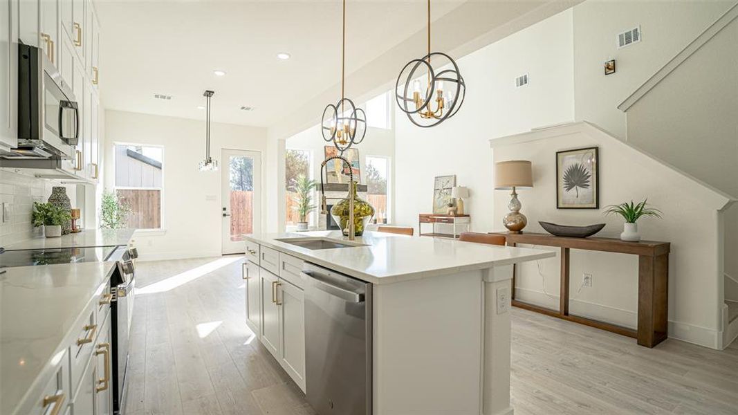 Furnished interior view inside a new home in , Granbury (Image 18).