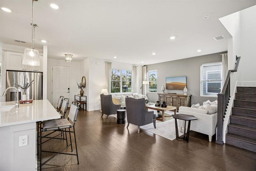 Furnished interior view inside a new home in Northlake Classical, Winter Garden (Image 28). Furnished interior view inside a new home in Northlake Classical, Winter Garden (Image 28).