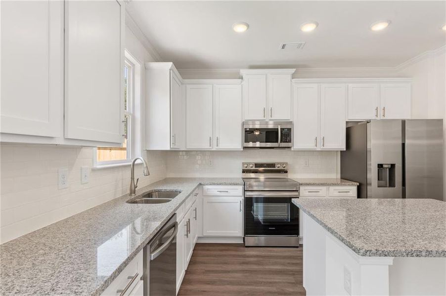 Furnished interior view inside a new home in Clark Farms, Flowery Branch (Image 12).