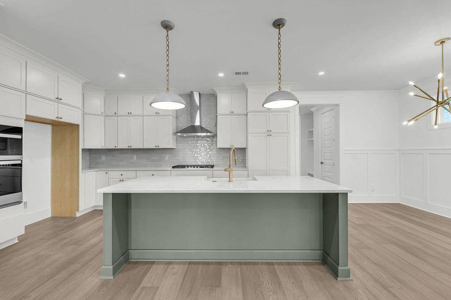 Furnished interior view inside a new home in Central Park, Charleston (Image 13).