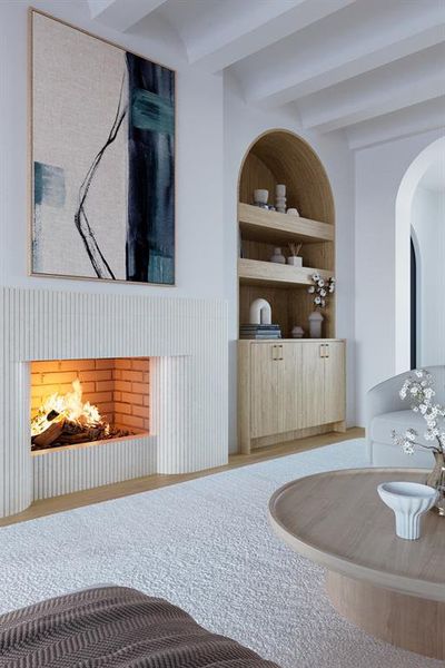 Furnished interior view inside a new home in , Dallas (Image 7). Furnished interior view inside a new home in , Dallas (Image 7).