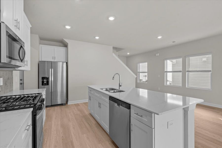 Furnished interior view inside a new home in Creek Ridge - Heritage Collection, Spartanburg (Image 6).