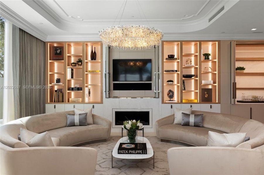 Furnished interior view inside a new home in , Sunny Isles Beach (Image 8).
