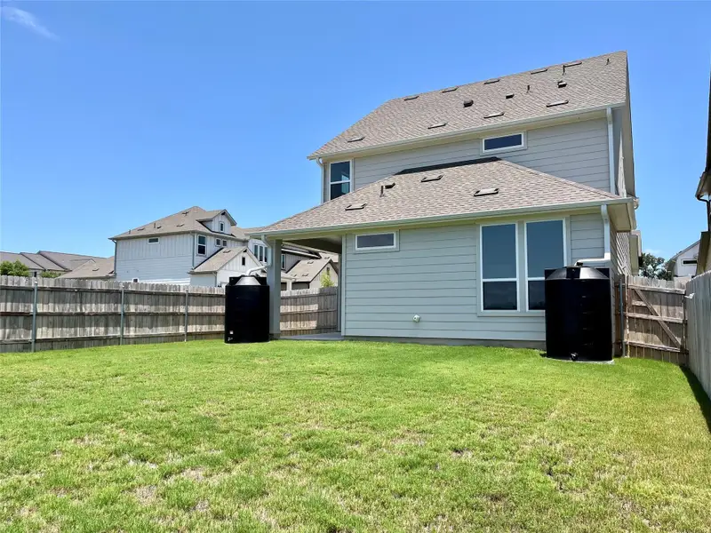 Exterior details and patio area of a home in , Dripping Springs (Image 4). Exterior details and patio area of a home in , Dripping Springs (Image 4).