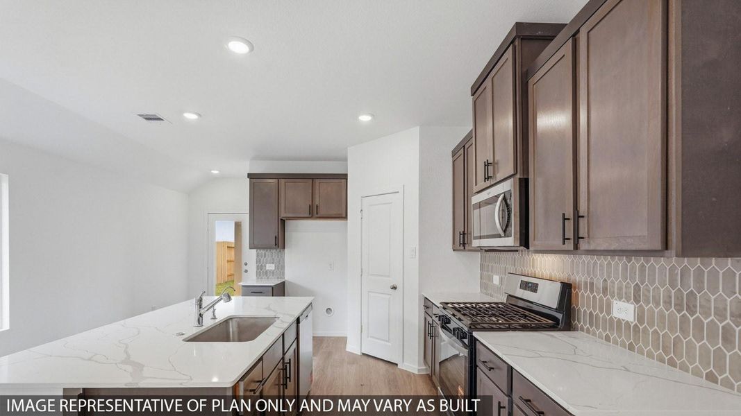 Furnished interior view inside a new home in Cypress Green, Tomball (Image 6).