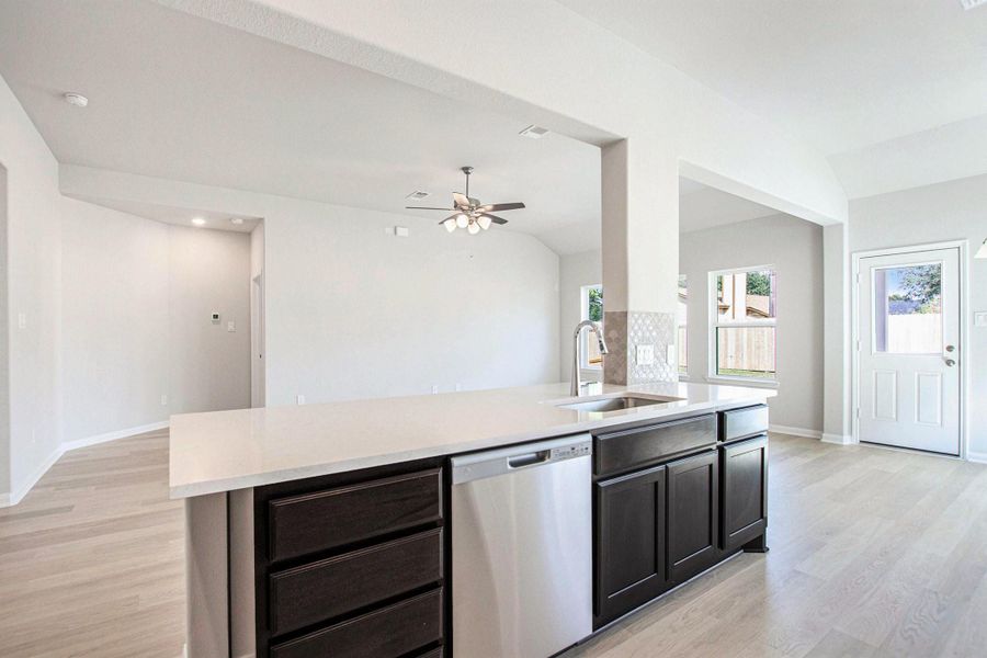 Furnished interior view inside a new home in , Bay City (Image 5). Furnished interior view inside a new home in , Bay City (Image 5).