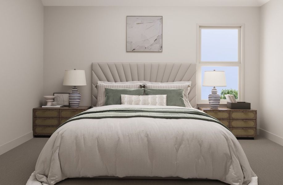 Representative furnished interior of a home built from the Lockhart by Beazer Homes in Heath Golf and Yacht Club, Heath (Image 8).