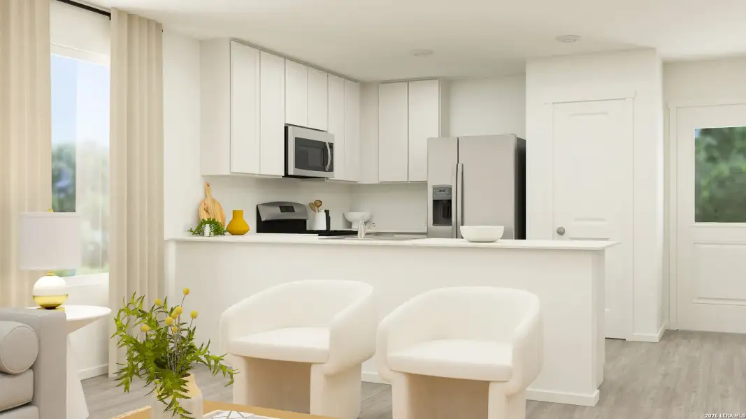 Furnished interior view inside a new home in Guadalupe Heights, Seguin (Image 6).