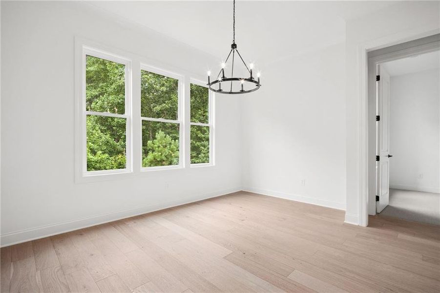 Spacious, unfurnished interior of a new home in Lakeside at River Green, Canton (Image 30).