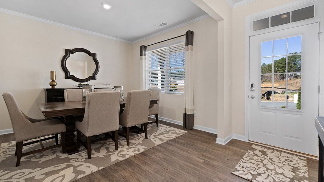 Representative furnished interior of a home built from the GALEN by D.R. Horton in Hamptons at Riverwood South, Dallas (Image 5).