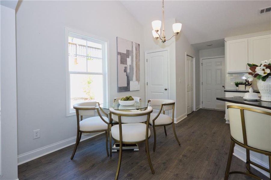 Furnished interior view inside a new home in , Covington (Image 10).