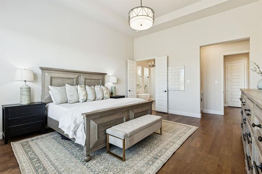 Coffee bar in primary bedroom Coffee bar in primary bedroom