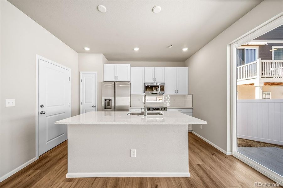 Furnished interior view inside a new home in , Aurora (Image 6).