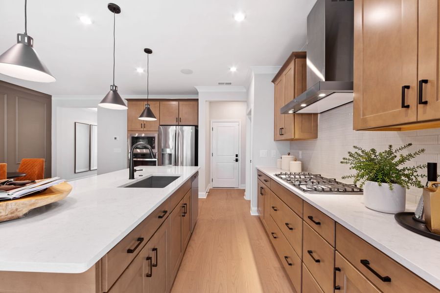 Representative furnished interior of a home built from the Knight by Tri Pointe Homes in Southbridge, Fort Mill (Image 26).