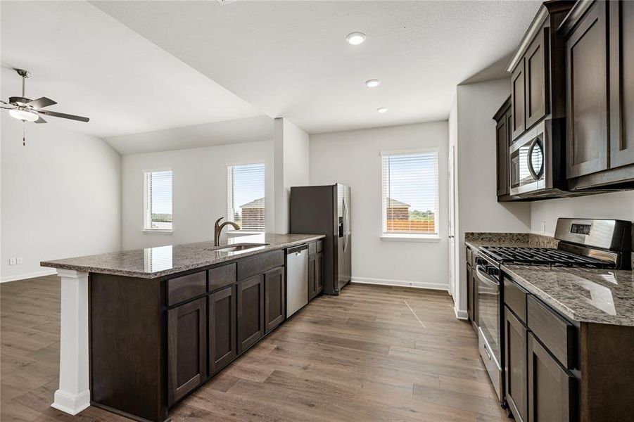 Furnished interior view inside a new home in Vista West, Fort Worth (Image 3).