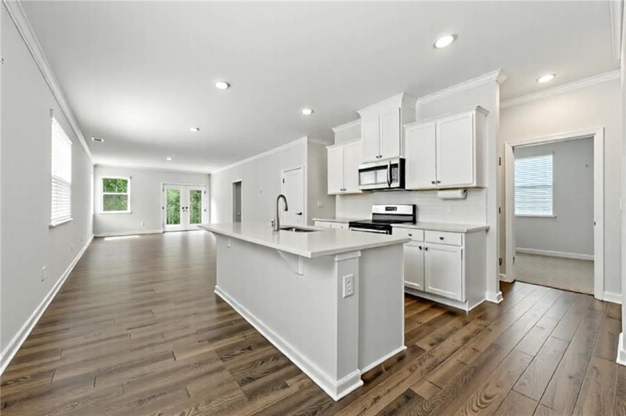 Furnished interior view inside a new home in , Acworth (Image 14).
