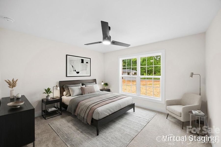 Furnished interior view inside a new home in , Albemarle (Image 14).