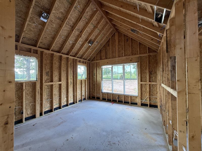 In-progress construction of a new home in Monarch Manor, Poolville, TX (Image 10).