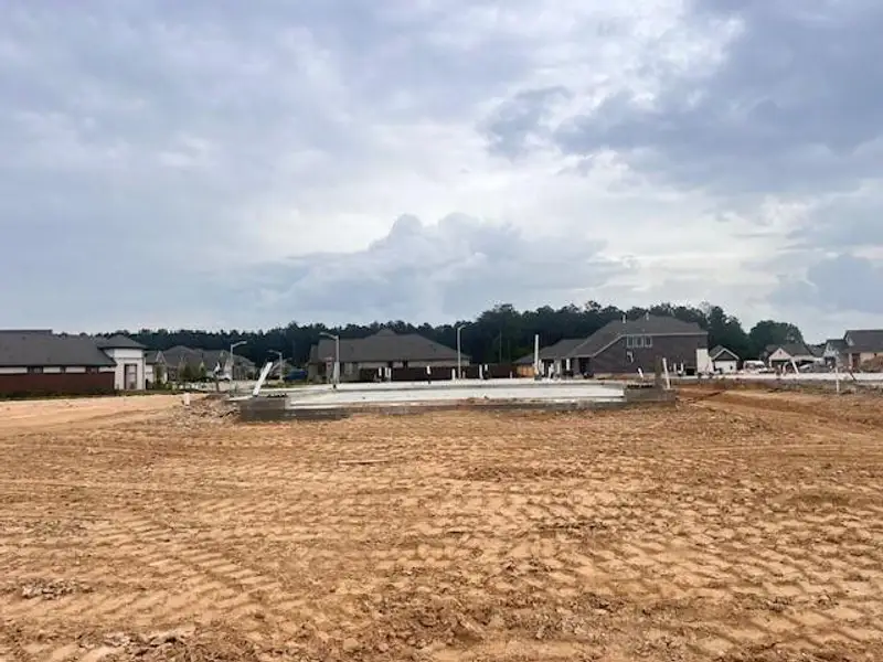 Site preparation for new homesites in The Trails, New Caney (Image 3).